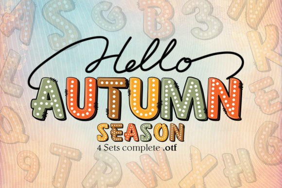 Autumn Season Font: Designing from Halloween to Christmas
