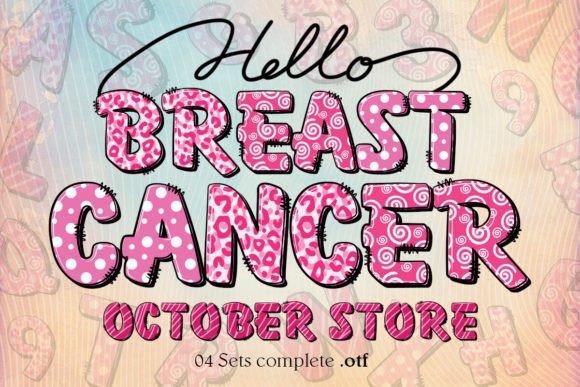 Breast Cancer Font: Merging Retro Style with Cause-Driven Design