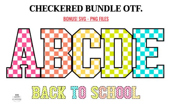 Checkered Back to School Bundle: A Creative Revival