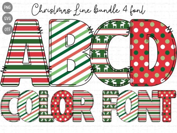 Christmas Line: Elevating Festive Design with a Festive Font