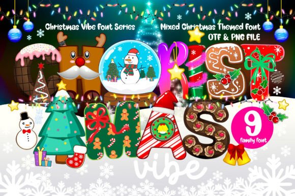Christmas Vibe: A Festive Font for Holiday Creativity