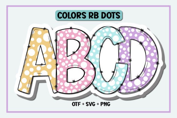Colors Rb Dots: A Playful Typeface for Joyful Projects
