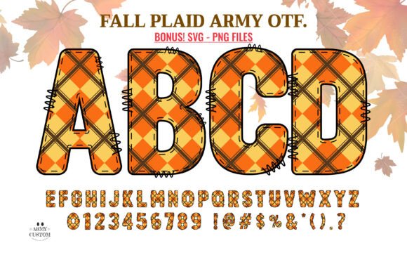 Cozy Visuals: Integrating Fall Plaid Army into Your Designs