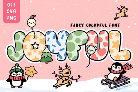 Embracing the Festive Spirit with the Joyful Font