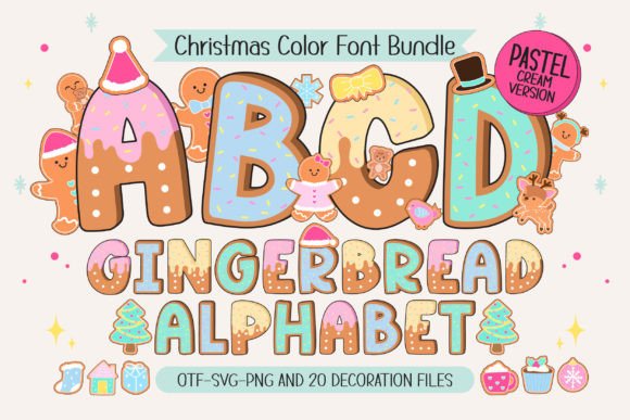 Gingerbread Pastel Cream: A Sweet Holiday Typeface