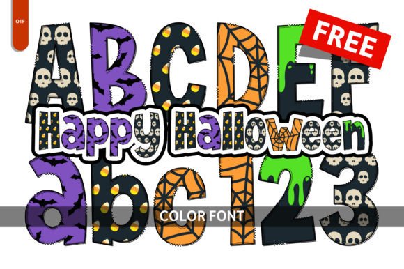 Happy Halloween: A Playful Typeface for Seasonal Designs