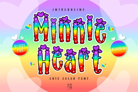 Minnie Heart Rb: A Display Font That Demands Attention