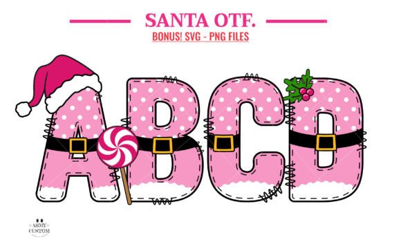 Santa Army: A Festive Font for Holiday Projects