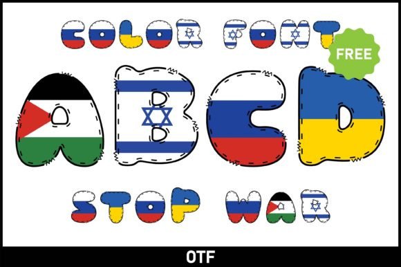 Stop War: A Creative Font for Playful Design Projects