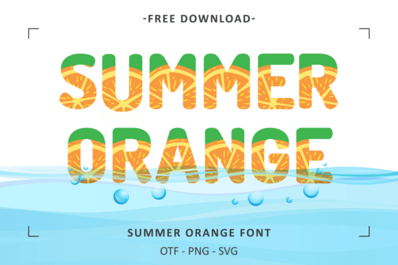 Sun-Kissed Type: The Vibrant Summer Orange Font