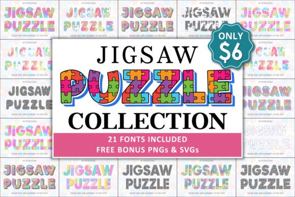 Unpacking the Jigsaw Puzzle Collection Font for Playful Branding