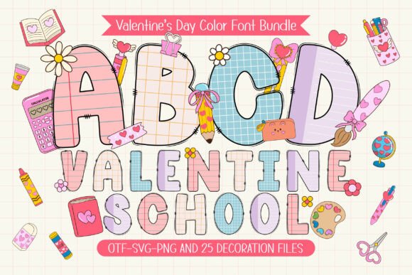 Valentine School: Where Classroom Charm Meets Heartfelt Design